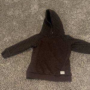 5/$15 Carter's Black Quilted Kids Hoodie